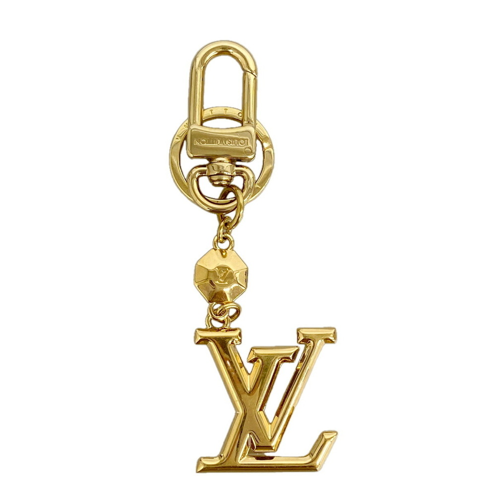 Louis Vuitton Keychain Charm LV Facet M65216 Gold Men's/Women's P3644695